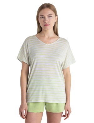 Women's Merino Blend Drayden Reversible Top Stripe