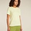 Women's Merino Linen T-Shirt Stripe
