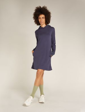 Women's Merino Blend 200 Crush Long Sleeve Dress