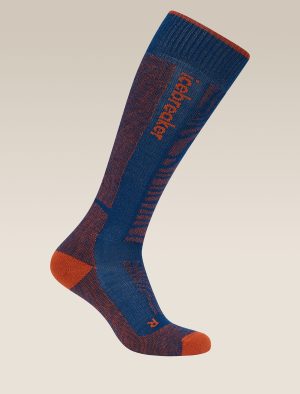 Men's Merino Blend Ski+ Medium Over The Calf Mountain Contour Socks