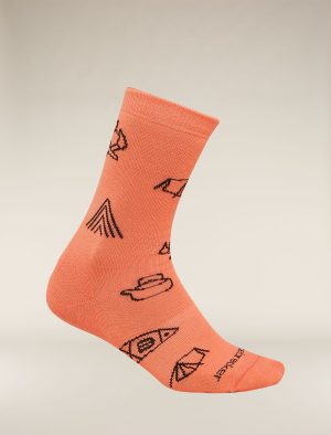Women's Merino Lifestyle Ultralight Crew Socks Camp Essential