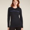 Women's Merino 200 Oasis Long Sleeve Crew Mountain Pulse Thermal Top
