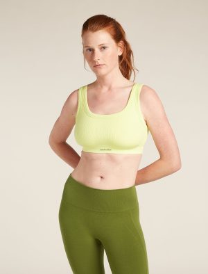 Women's Merino Blend Rib Lotus Bra