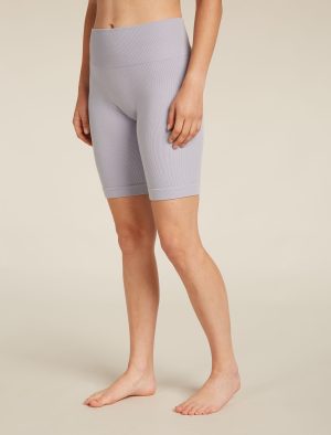 Women's Merino Blend 260 Seamless Rib 8" High Rise Shorts
