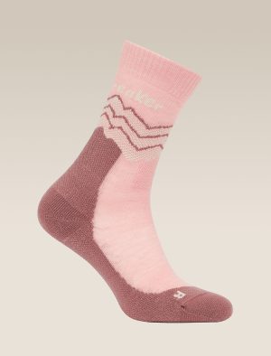 Women's Merino Hike+ Medium Crew Socks Across the Peaks