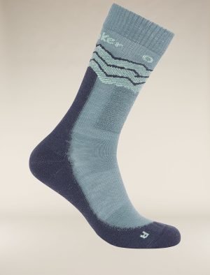 Men's Merino Hike+ Medium Crew Socks Across the Peaks