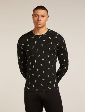 Men's Merino 200 Oasis Long Sleeve Crew Thermal Top Snow Day