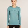 Women's Merino 200 Oasis Long Sleeve Crew Thermal Top Rainer Ridge