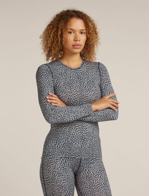 Women's Merino 200 Oasis Long Sleeve Crew Thermal Top Flock Forms