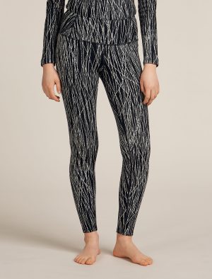 Women's Merino 260 Tech Vertex High Rise Thermal Leggings Delta Lines