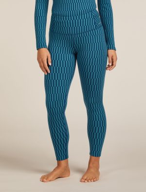 Women's Merino 260 Tech Vertex High Rise Thermal Leggings Snow Grid