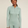 Women's 300 MerinoFine™ Polar Long Sleeve Half Zip Thermal Top